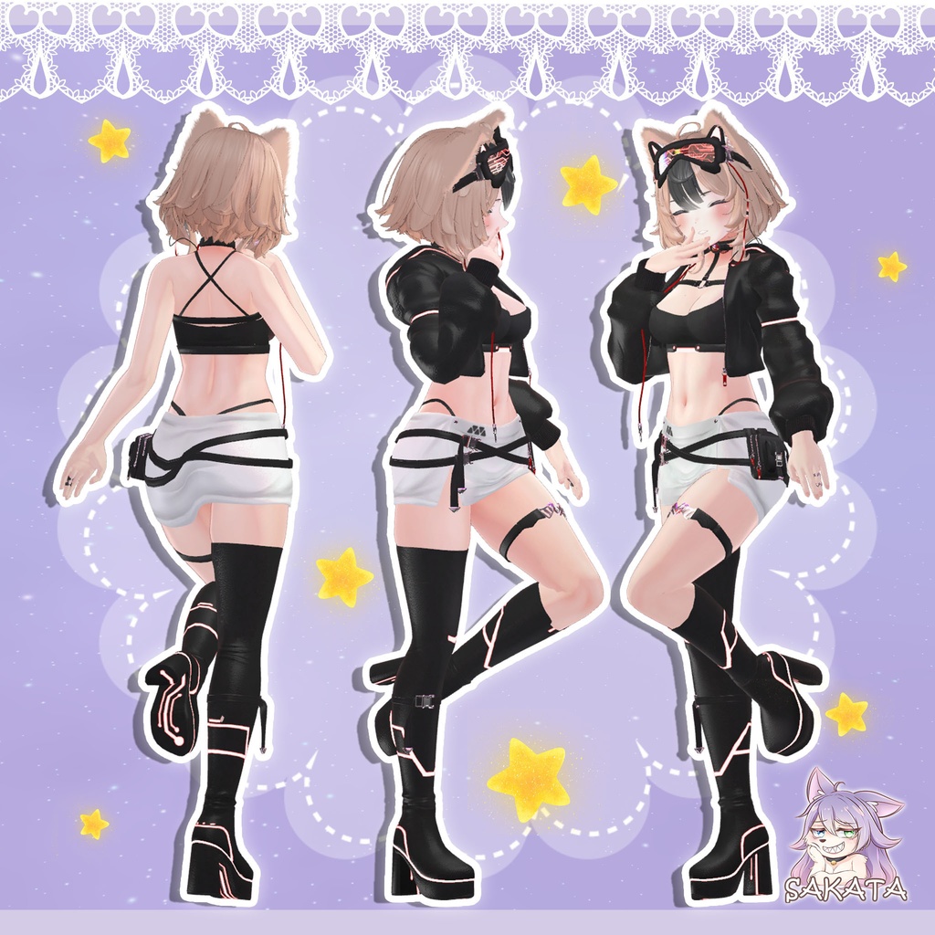 【10アバター対応】Future Traveler set ⍢