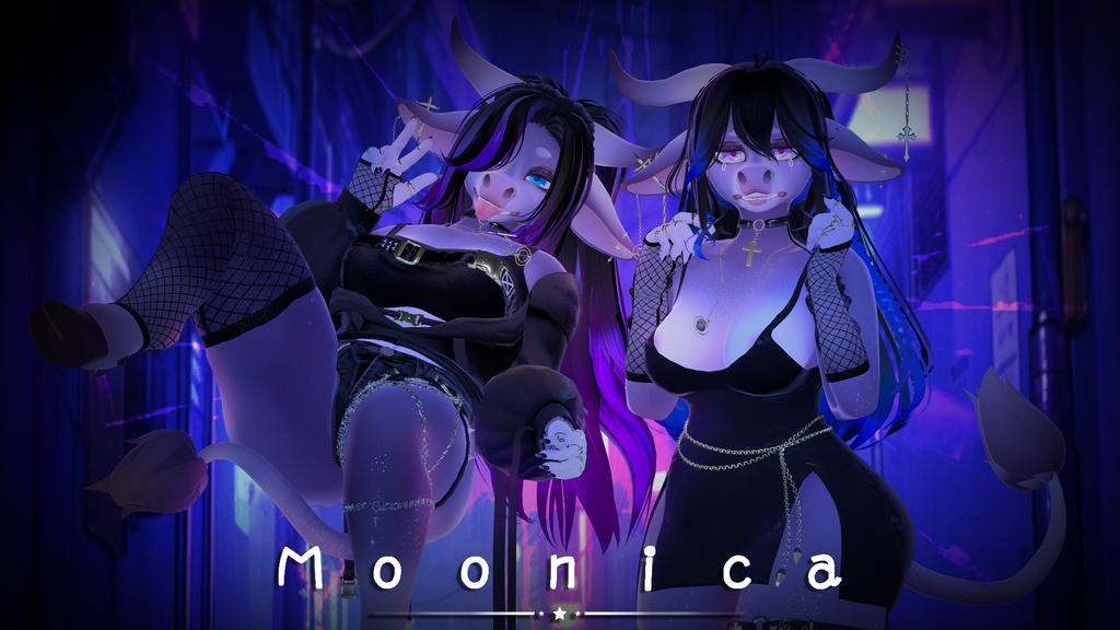 ⊹Moonica☾ - VRChat Avatar (PC+SPS+GoGoLoco)