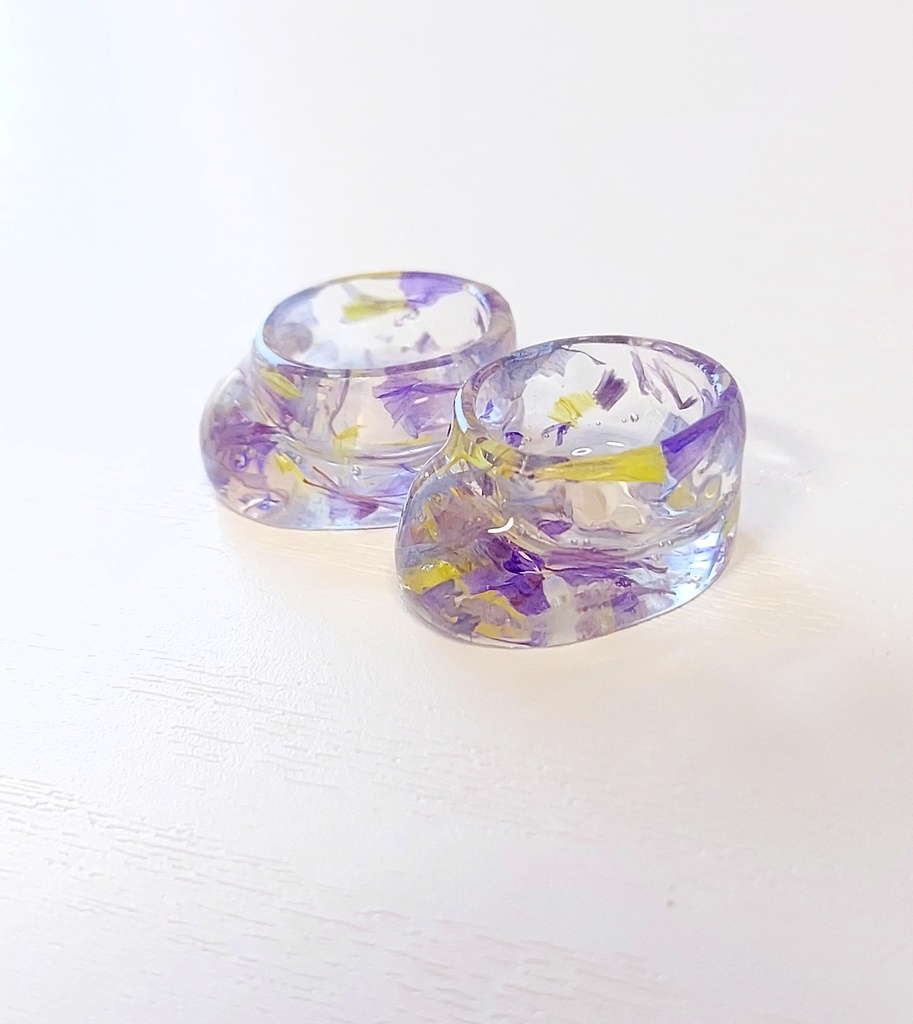 ドライフラワーのぬい靴