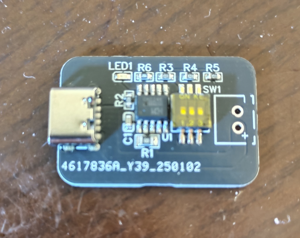 USB PDトリガーモジュール DIPスイッチタイプ