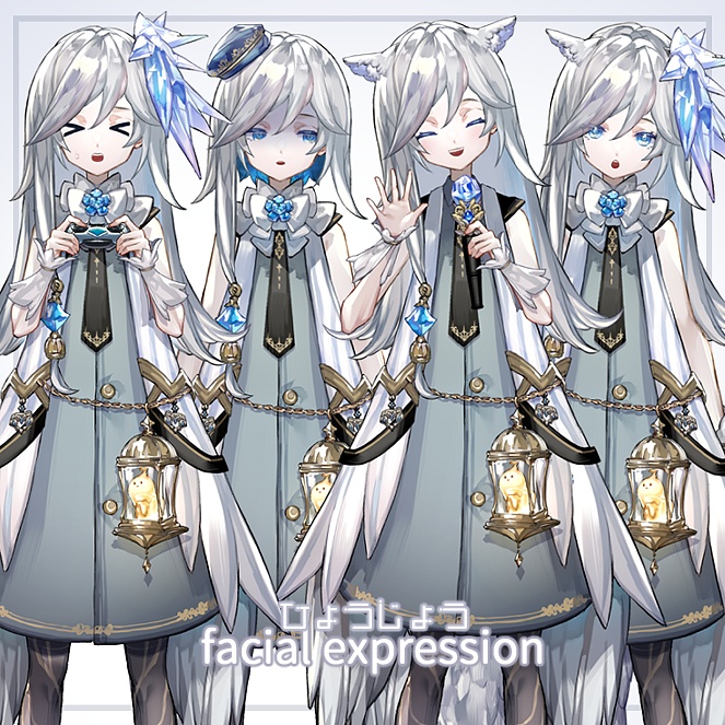 【Live2Dモデル】Vtuber汎用モデル IceBlue【VTS】