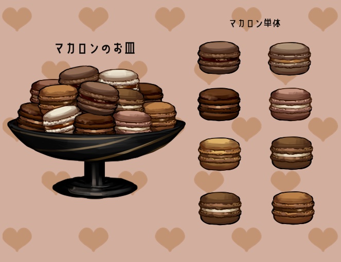 【背景&アイテムセット】アンティーク・ショコラトリー