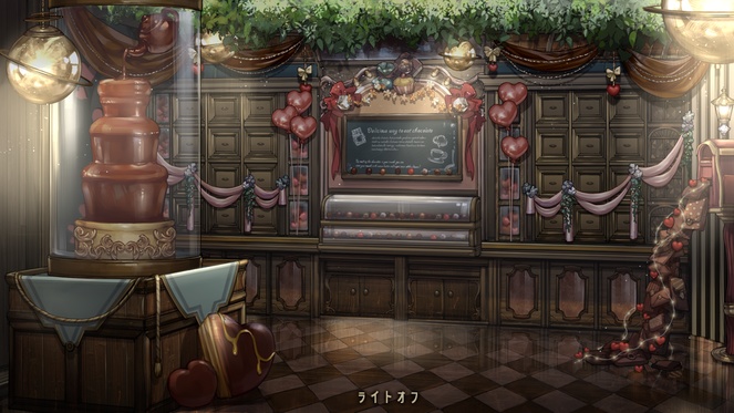 【背景&アイテムセット】アンティーク・ショコラトリー
