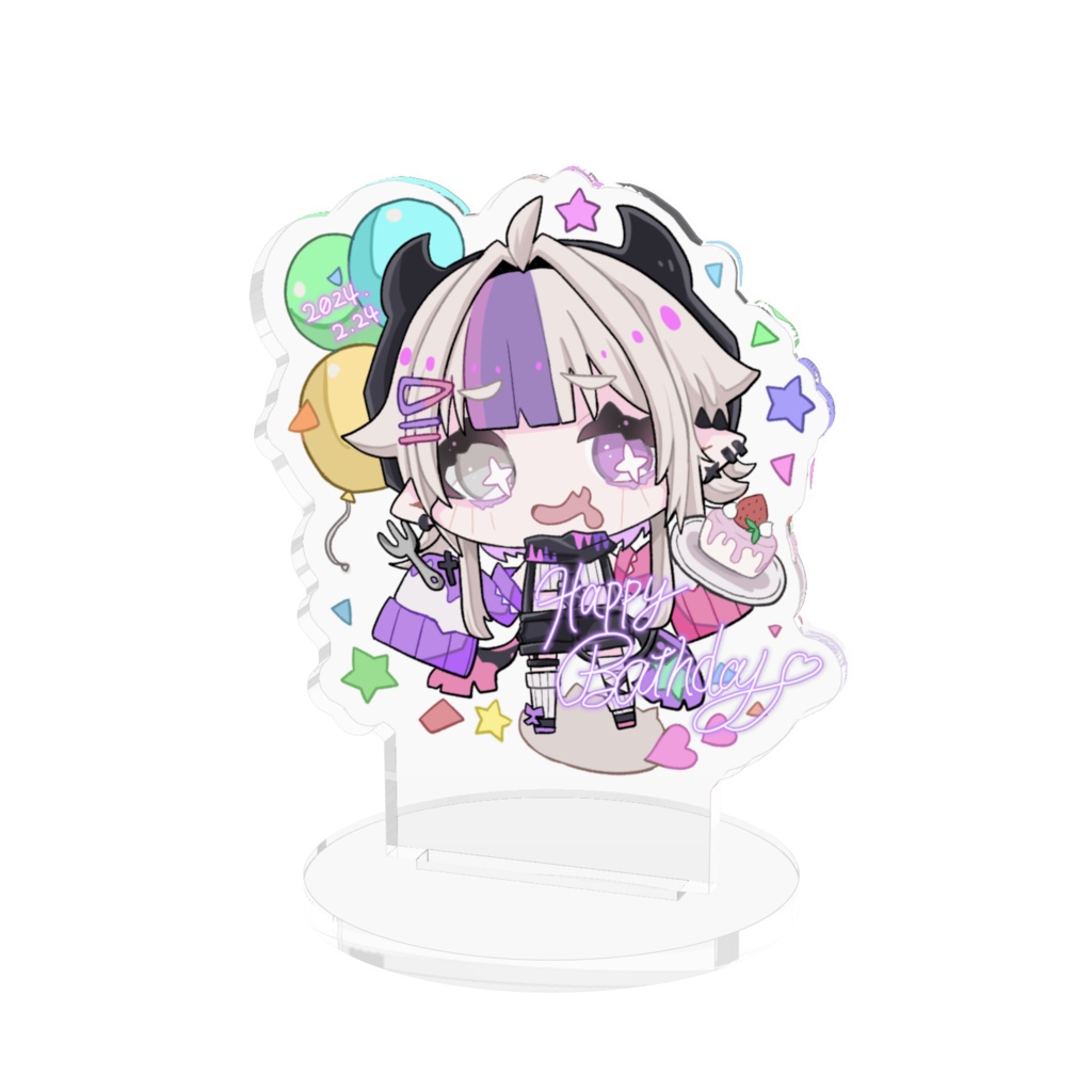 呀樂レヴ†𓆪誕生日限定アクリルフィギュア2024