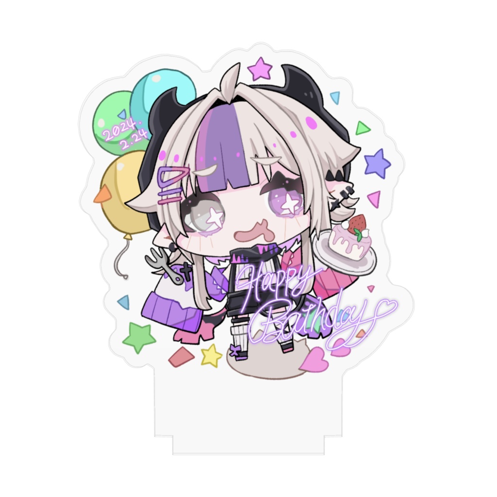呀樂レヴ†𓆪誕生日限定アクリルフィギュア2024