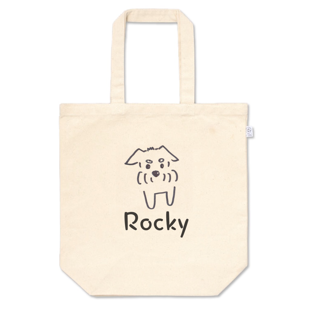 rockyゆるゆるイラストトートバッグM