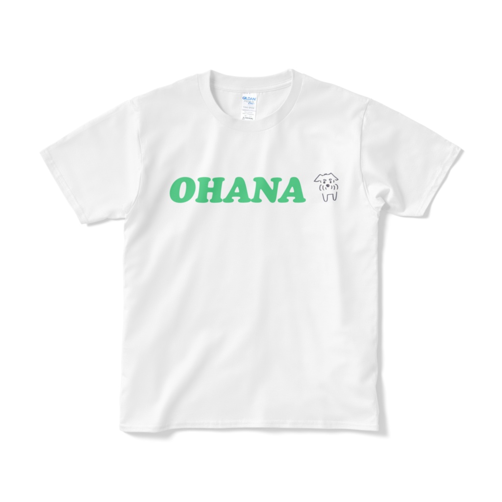 ゆるゆるイラストTシャツOHANA