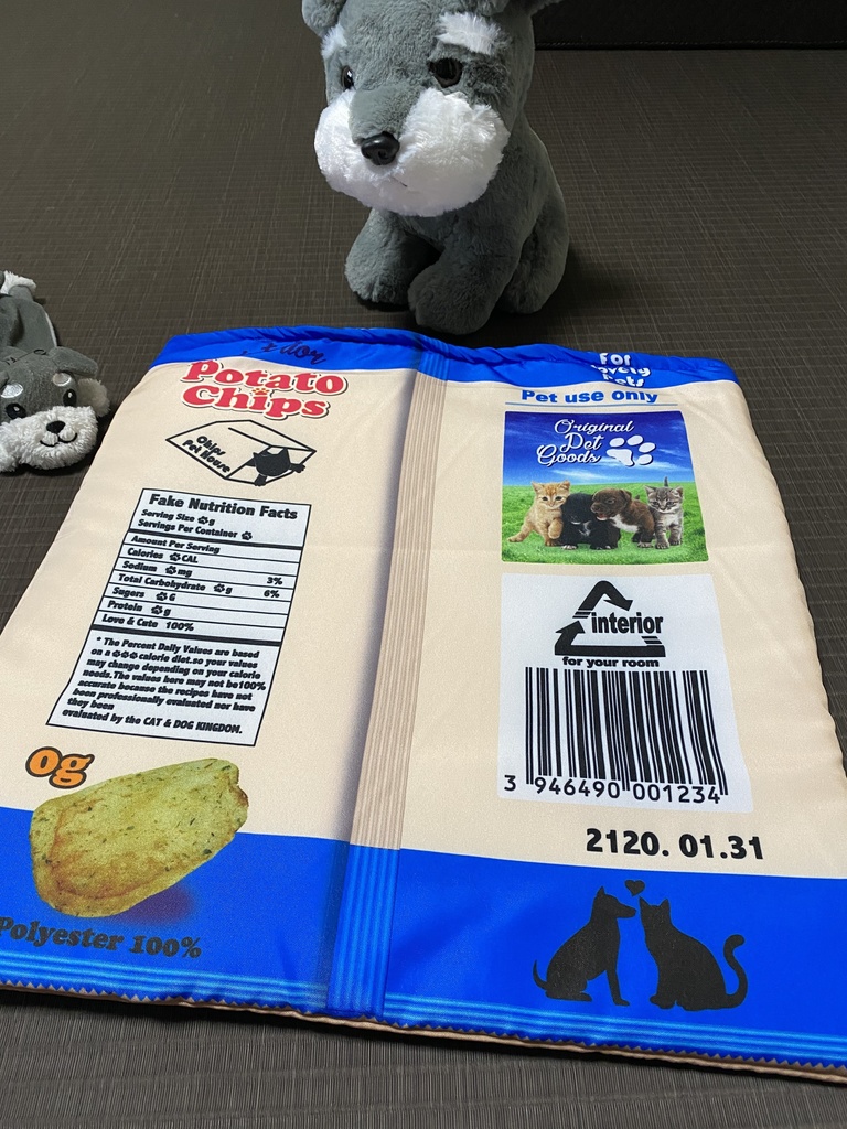 ペット用ポテトチップス寝袋