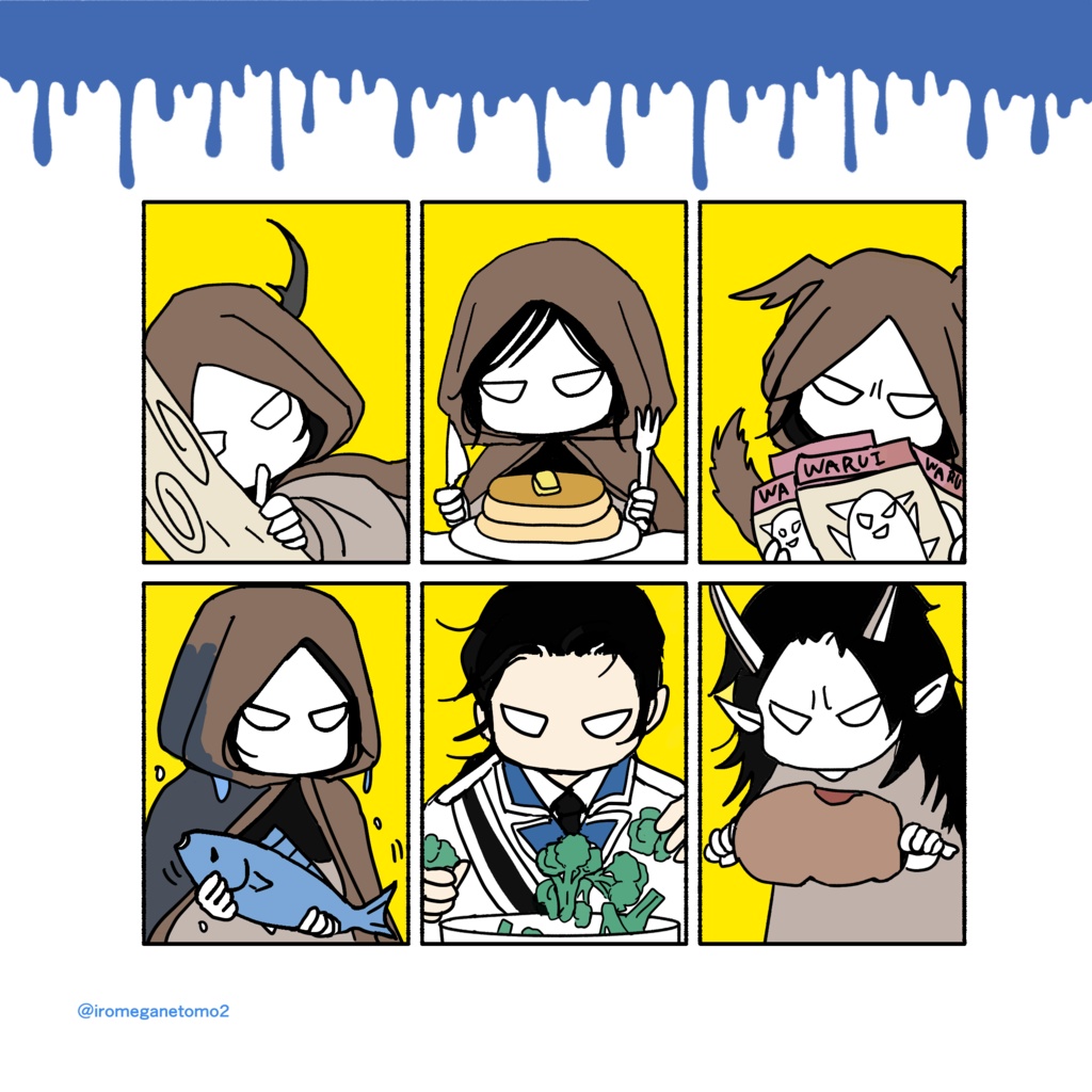 ちょっとシュールなナさんのメガネ拭き