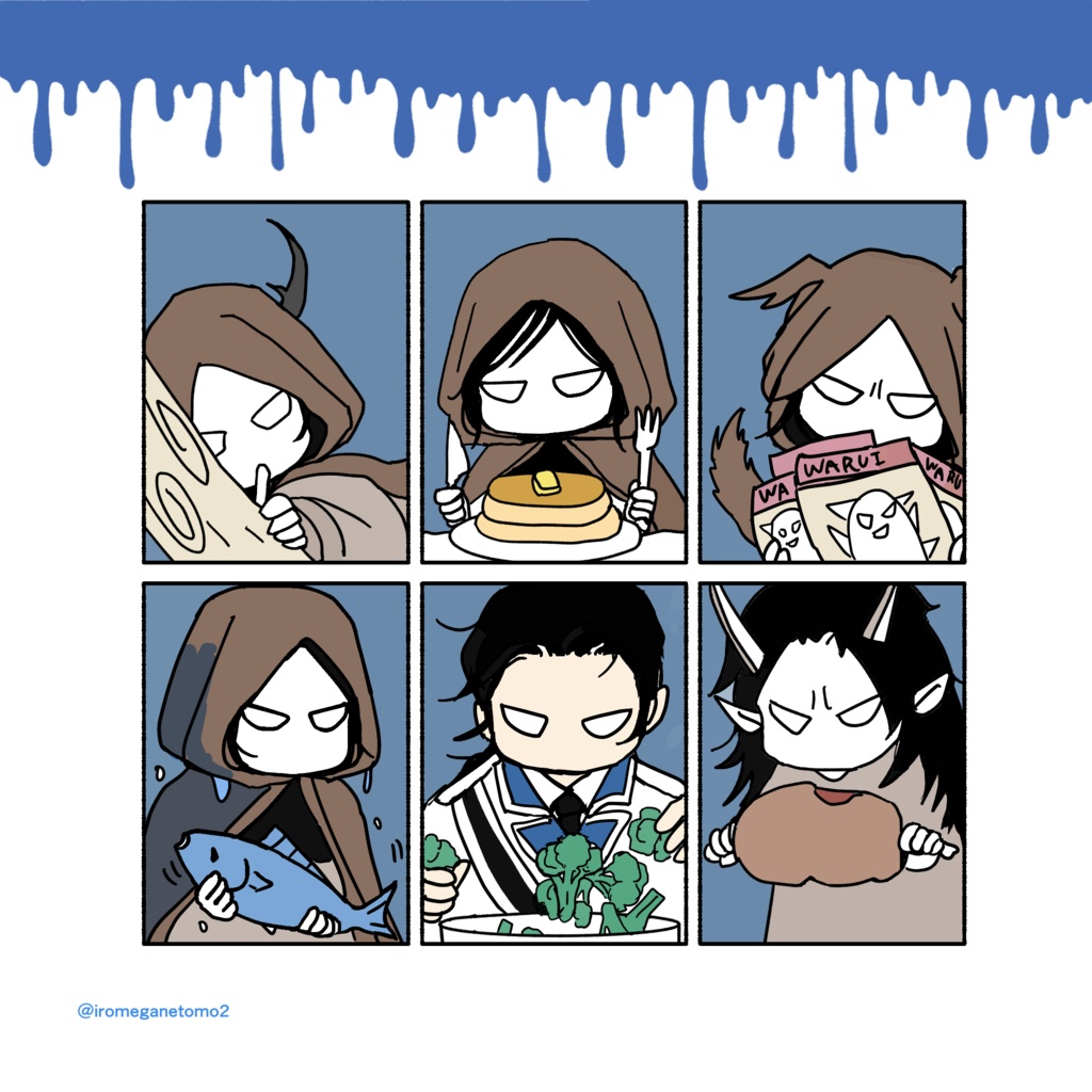 ちょっとシュールなナさんのメガネ拭き