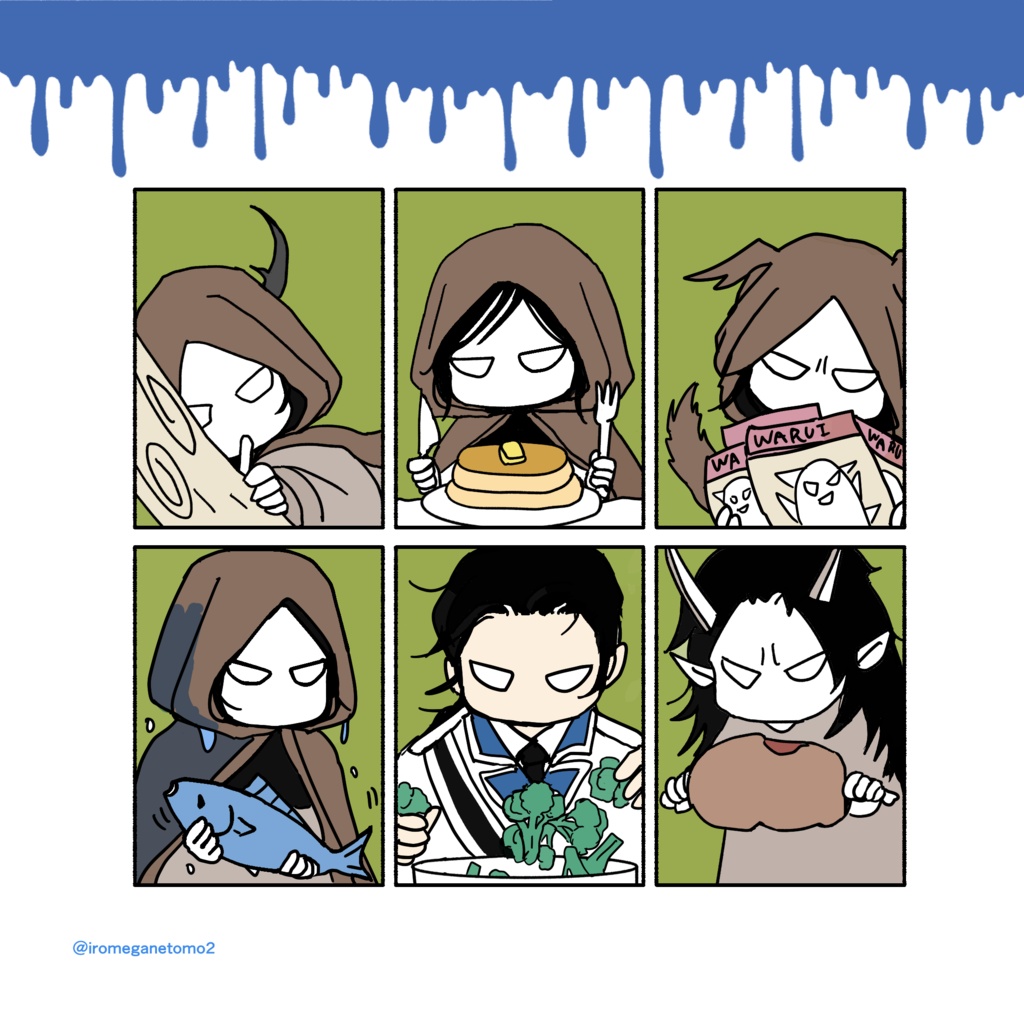 ちょっとシュールなナさんのメガネ拭き