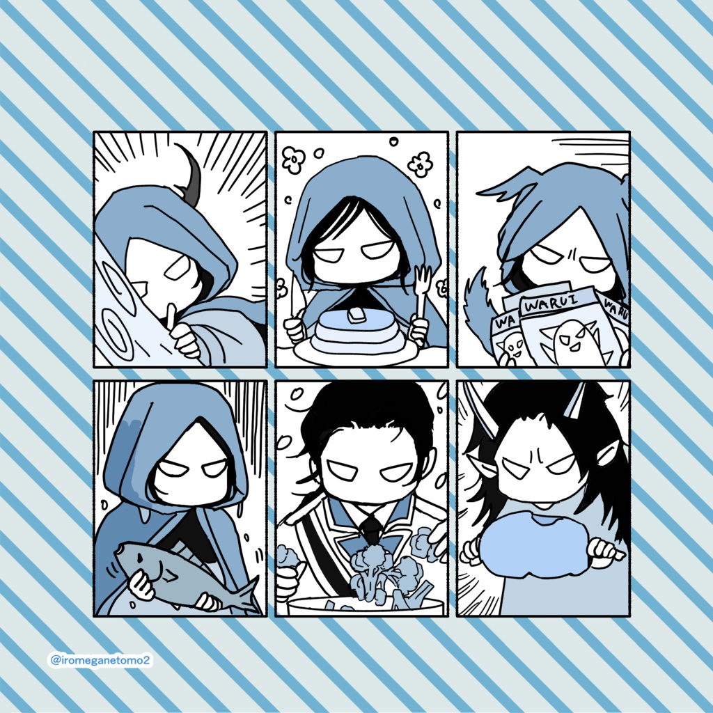 ちょっとシュールなナさんのメガネ拭き