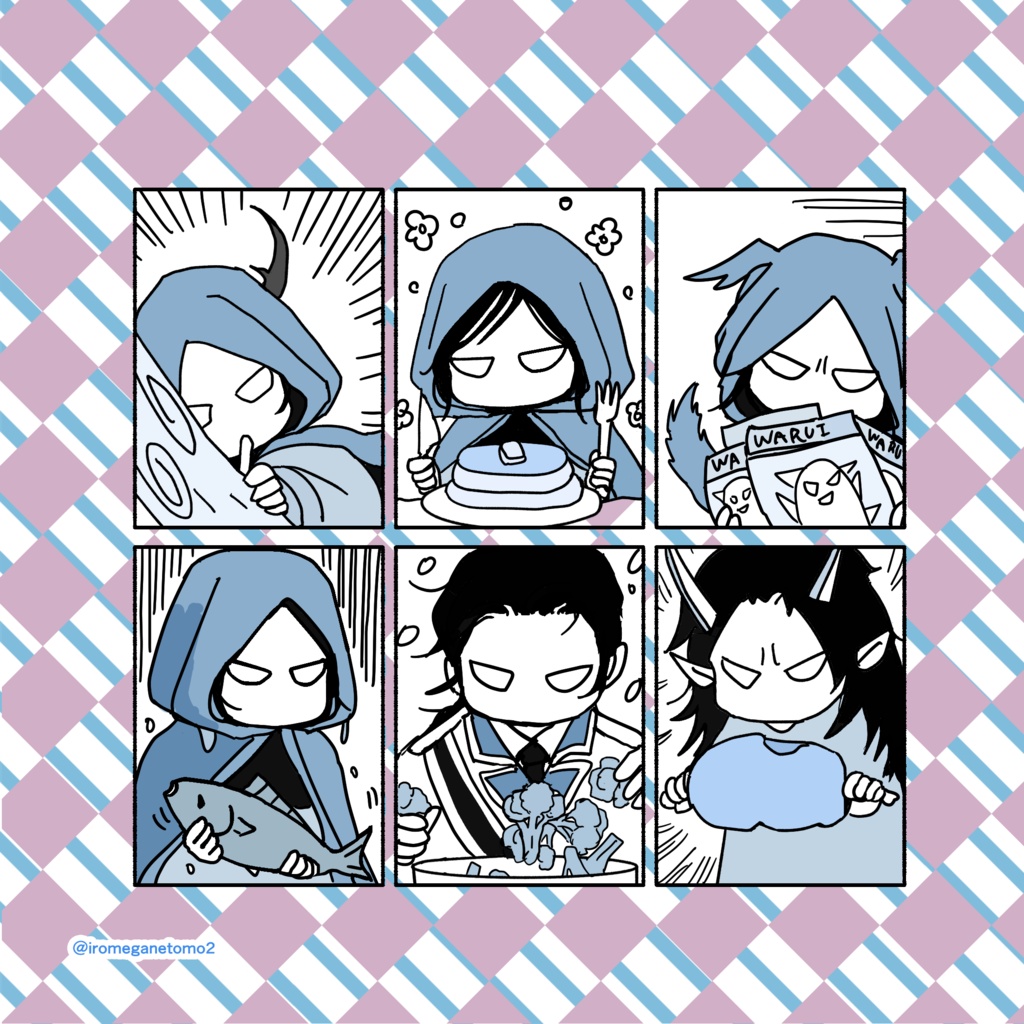 ちょっとシュールなナさんのメガネ拭き