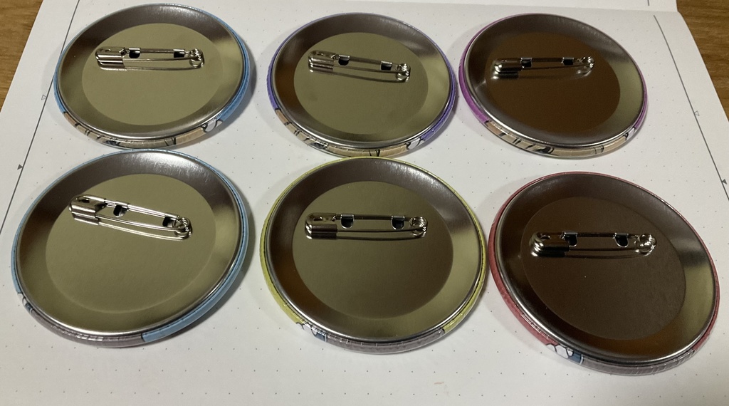 ナさんの缶バッジ