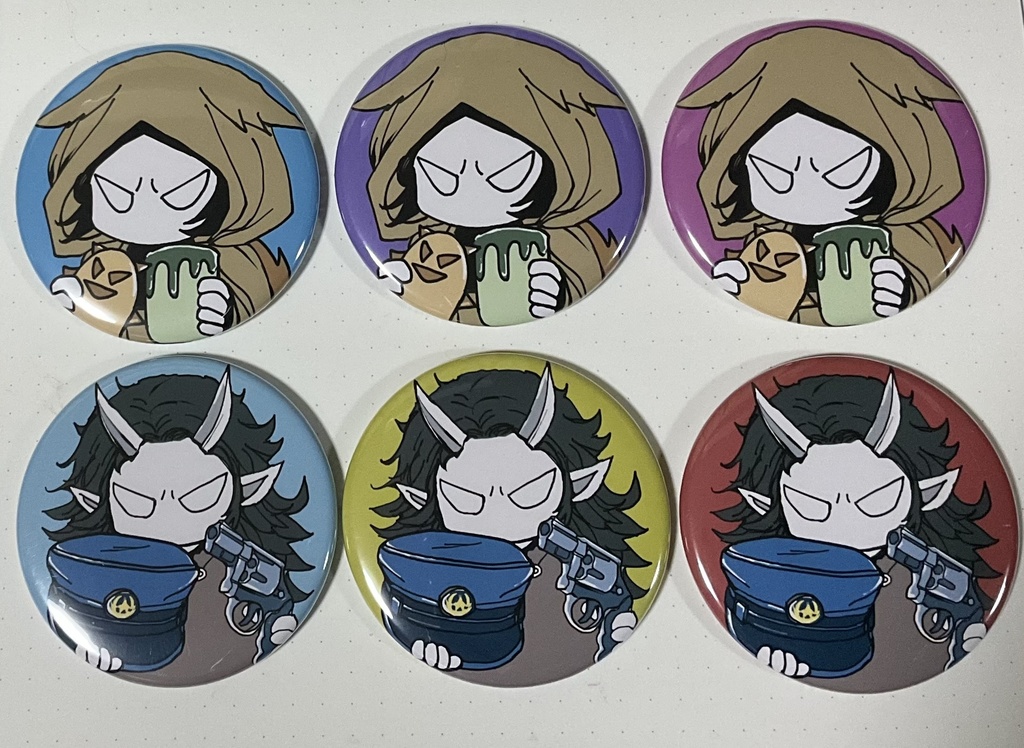 ナさんの缶バッジ