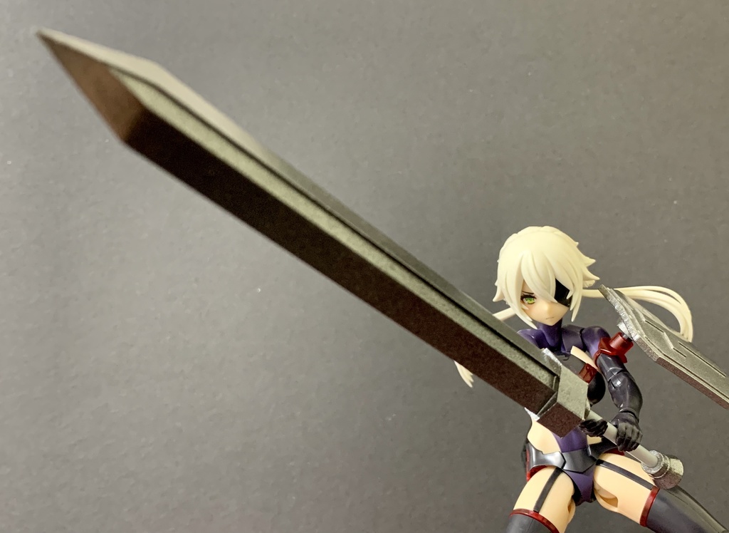 ミニチュア ハンドメイド 武器 グレートソード アクションフィギュア
