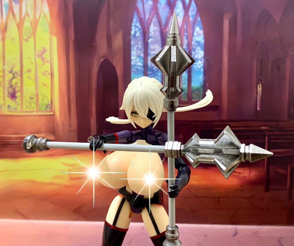 ミニチュア ハンドメイド 武器 メイス アクションフィギュア