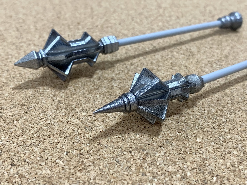 ミニチュア ハンドメイド 武器 メイス アクションフィギュア