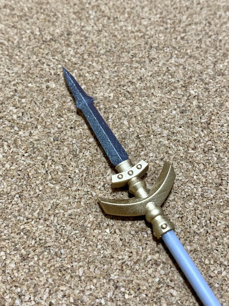 ミニチュア ハンドメイド 武器 兵士の槍 アクションフィギュア