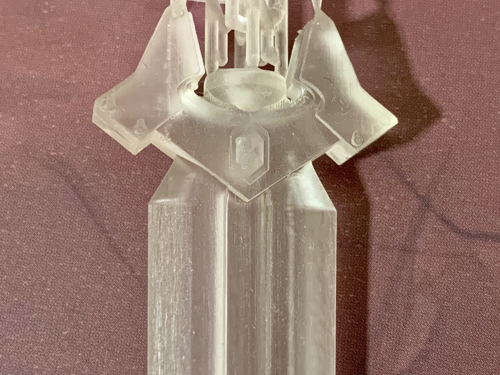 アクションフィギュア ミニチュア 武器 クリスタル特大剣