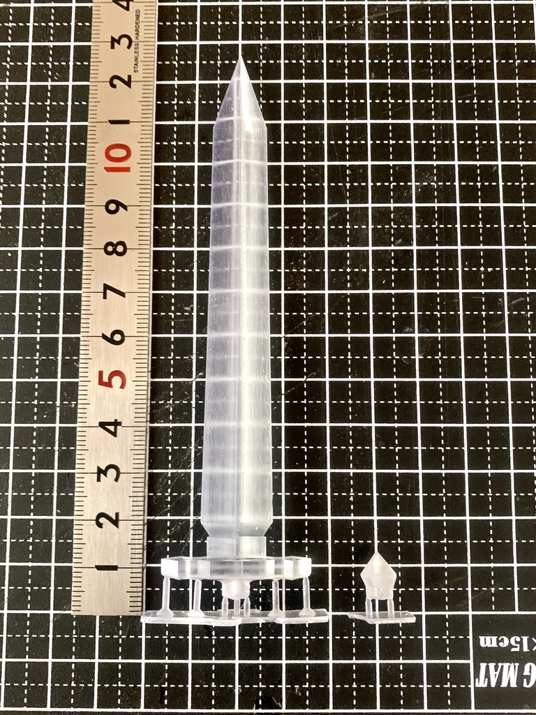 ハンドメイド ミニチュア 武器 鉄の特大剣 ガレージキット