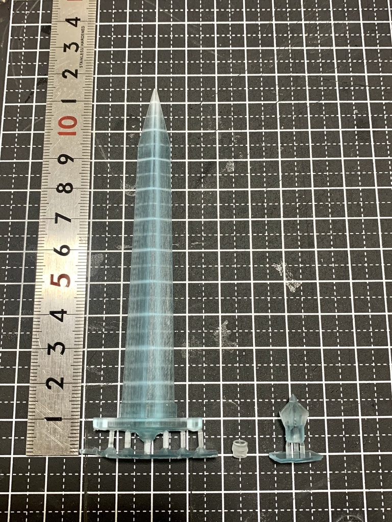 ミニチュア ハンドメイド 武器 蒼の大剣 アクションフィギュア