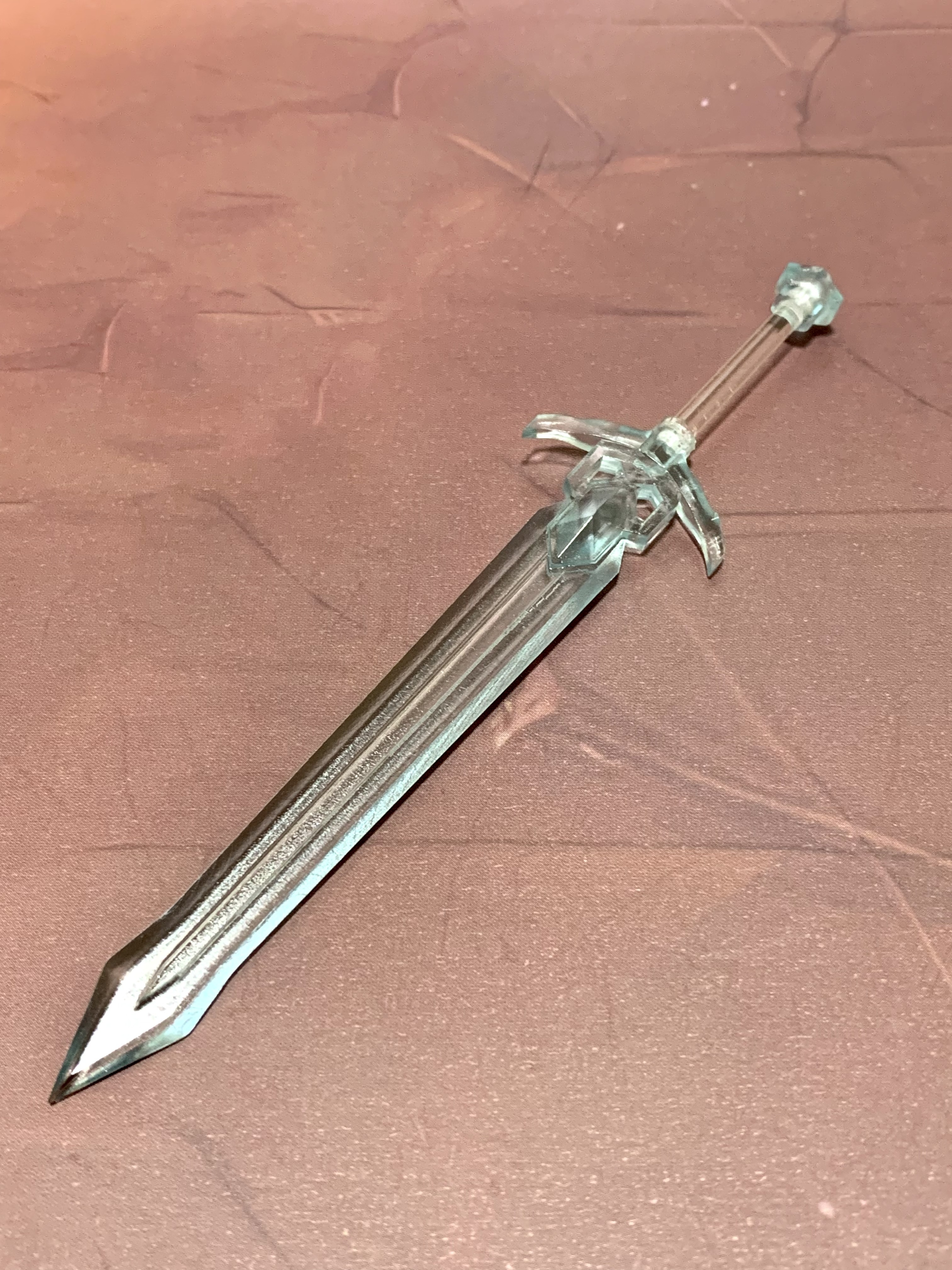 アクションフィギュア ミニチュア 武器 結晶の剣 1/12 - たなかぽぽちゃん!武器ショップ - BOOTH