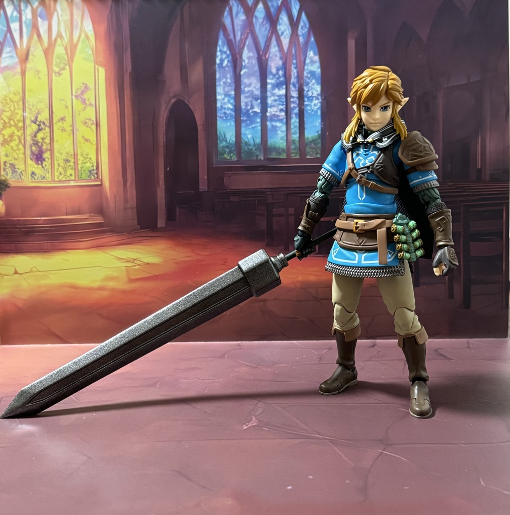 グレートソード(1/10〜1/12スケール対応/アクションフィギュア用ミニチュア武器)