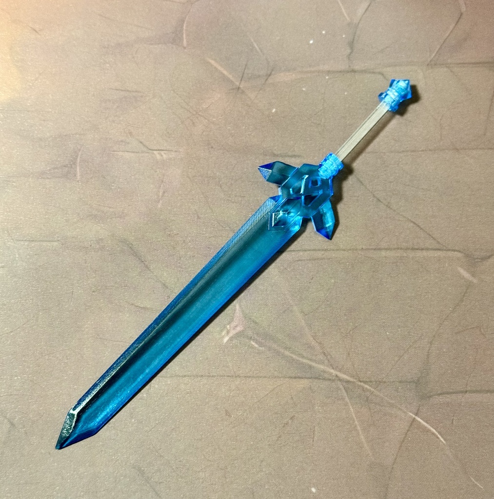 結晶の大剣(1/10〜1/12スケール対応/アクションフィギュア用ミニチュア武器)