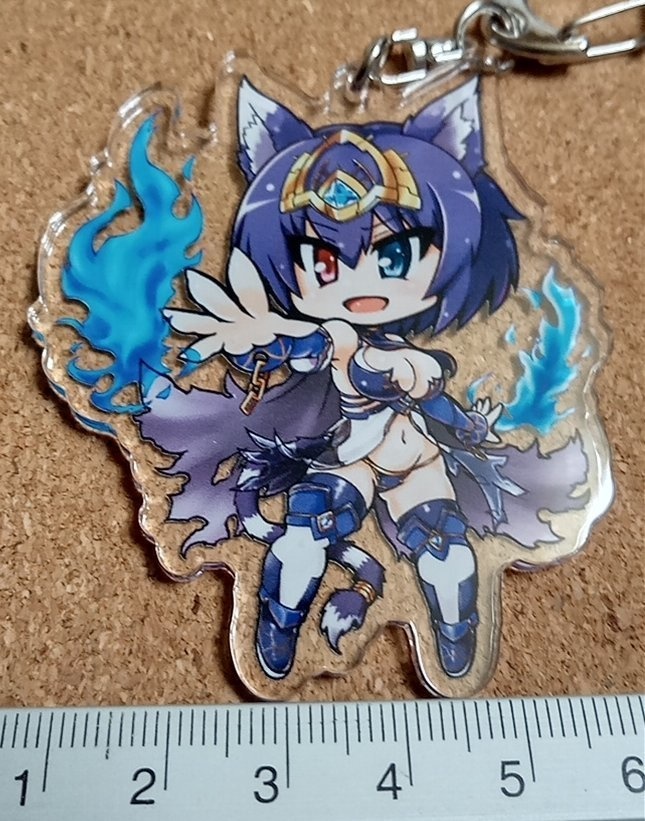 アレキサンドライト アクリルキーホルダー