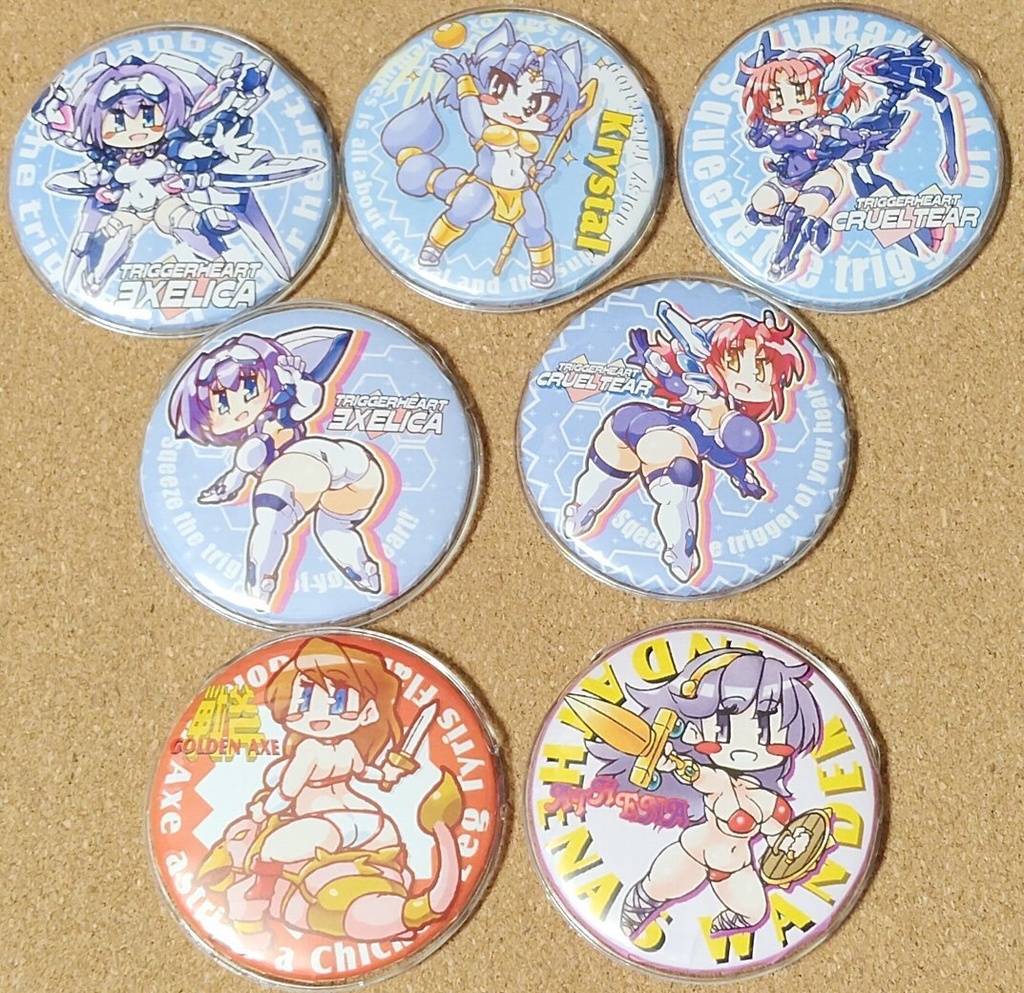 ゲームギャル絵缶バッジ13種セット