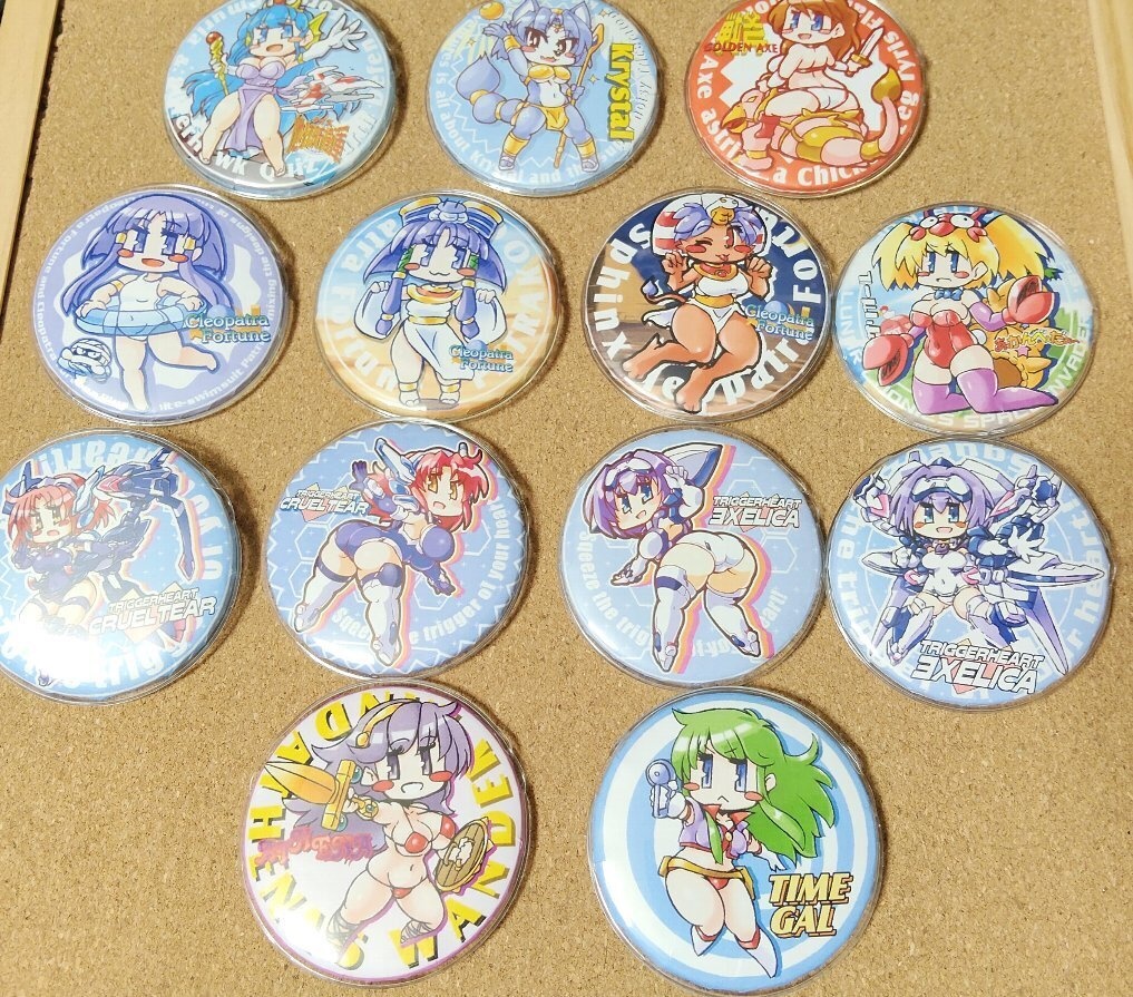 ゲームギャル絵缶バッジ13種セット