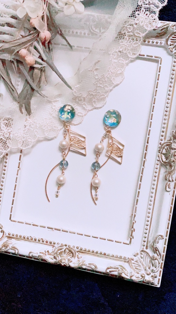 まほやく 各国イメージピアス/イヤリング 金波タイプ