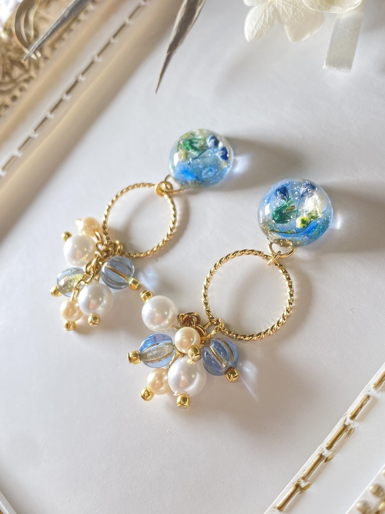 まほやく 各国イメージピアス/イヤリング 花波タイプ