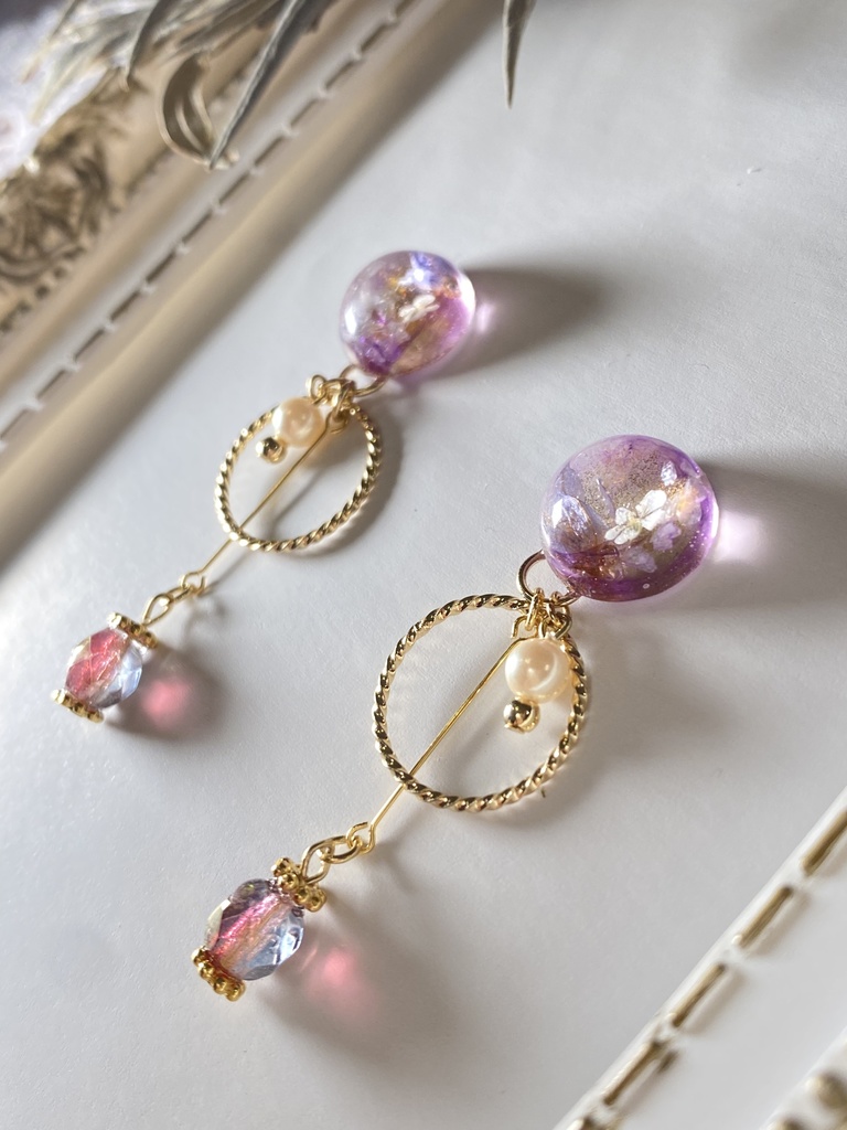 まほやく 各国イメージピアス/イヤリング 花波タイプ