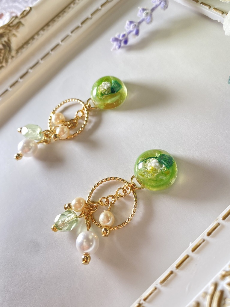 まほやく 各国イメージピアス/イヤリング 花波タイプ