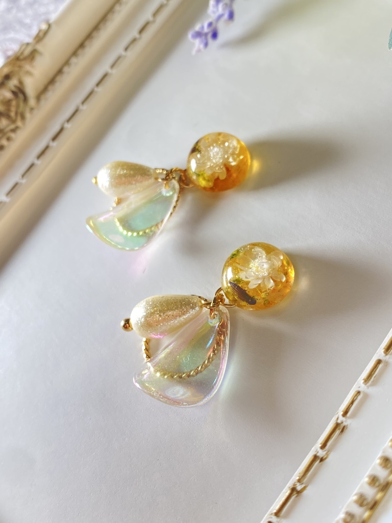 まほやく 各国イメージピアス/イヤリング 花波タイプ