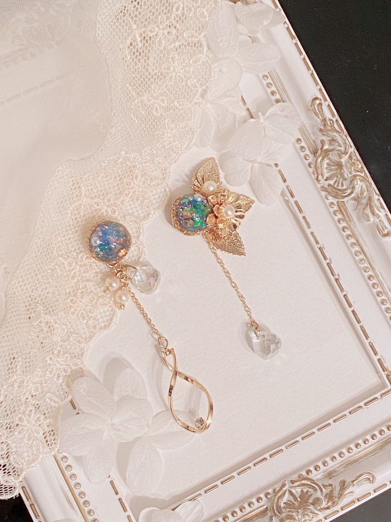 星海珠のイヤリング/ピアス