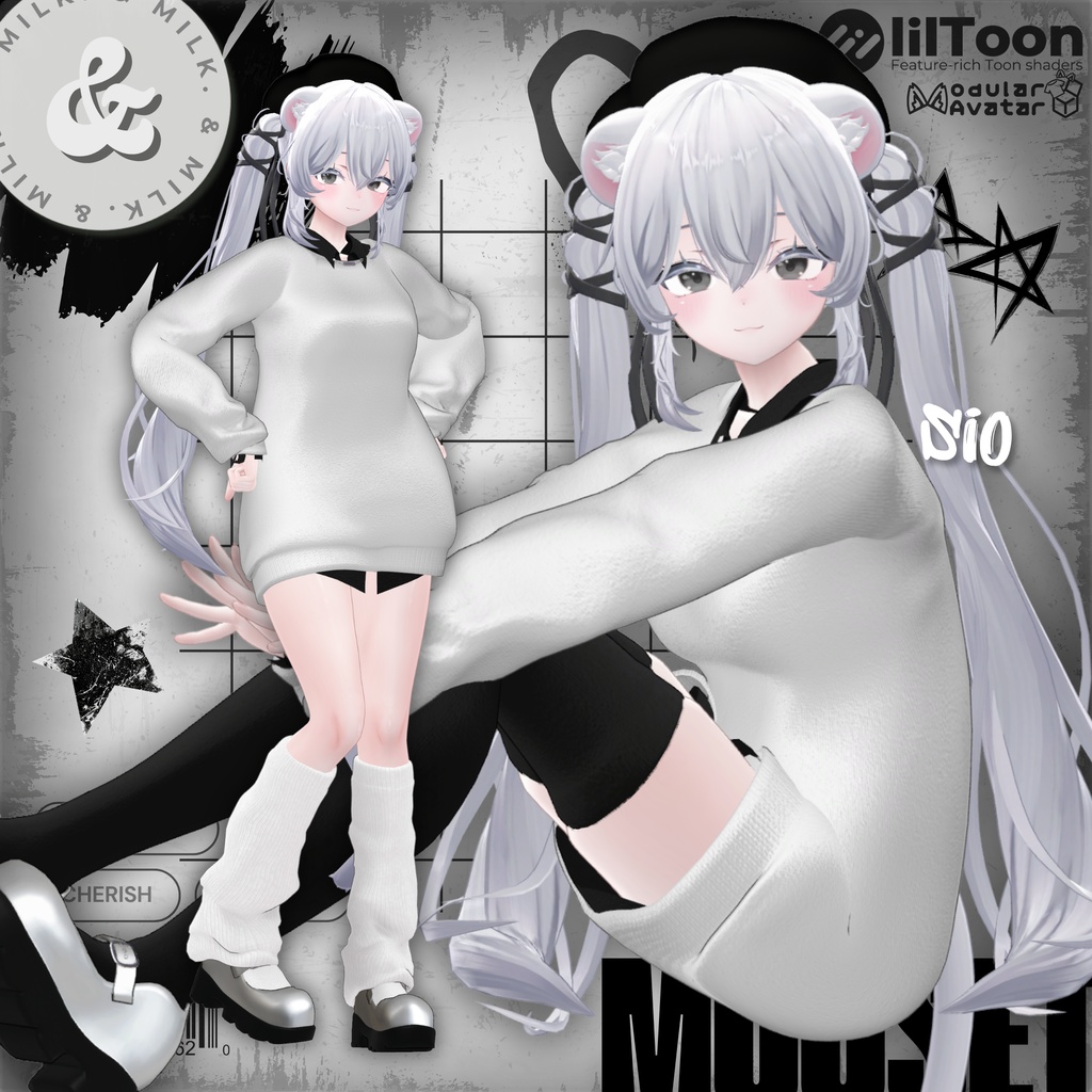 【11アバター対応】MuuSet【#andMILKvrc】