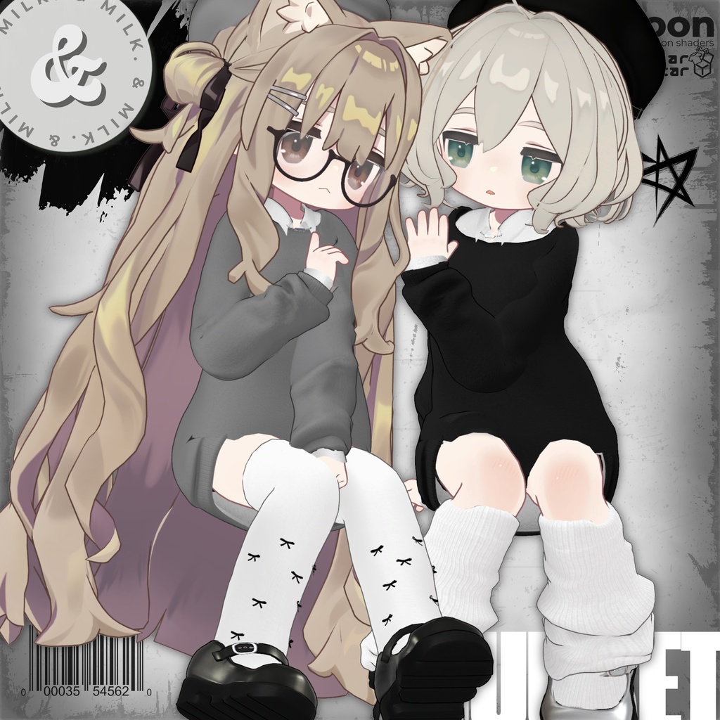 【11アバター対応】MuuSet【#andMILKvrc】