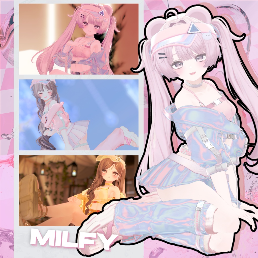 【15アバター対応】𝐏𝐑𝐈𝐒𝐌 𝐃𝐈𝐕𝐄【#andMILKvrc】