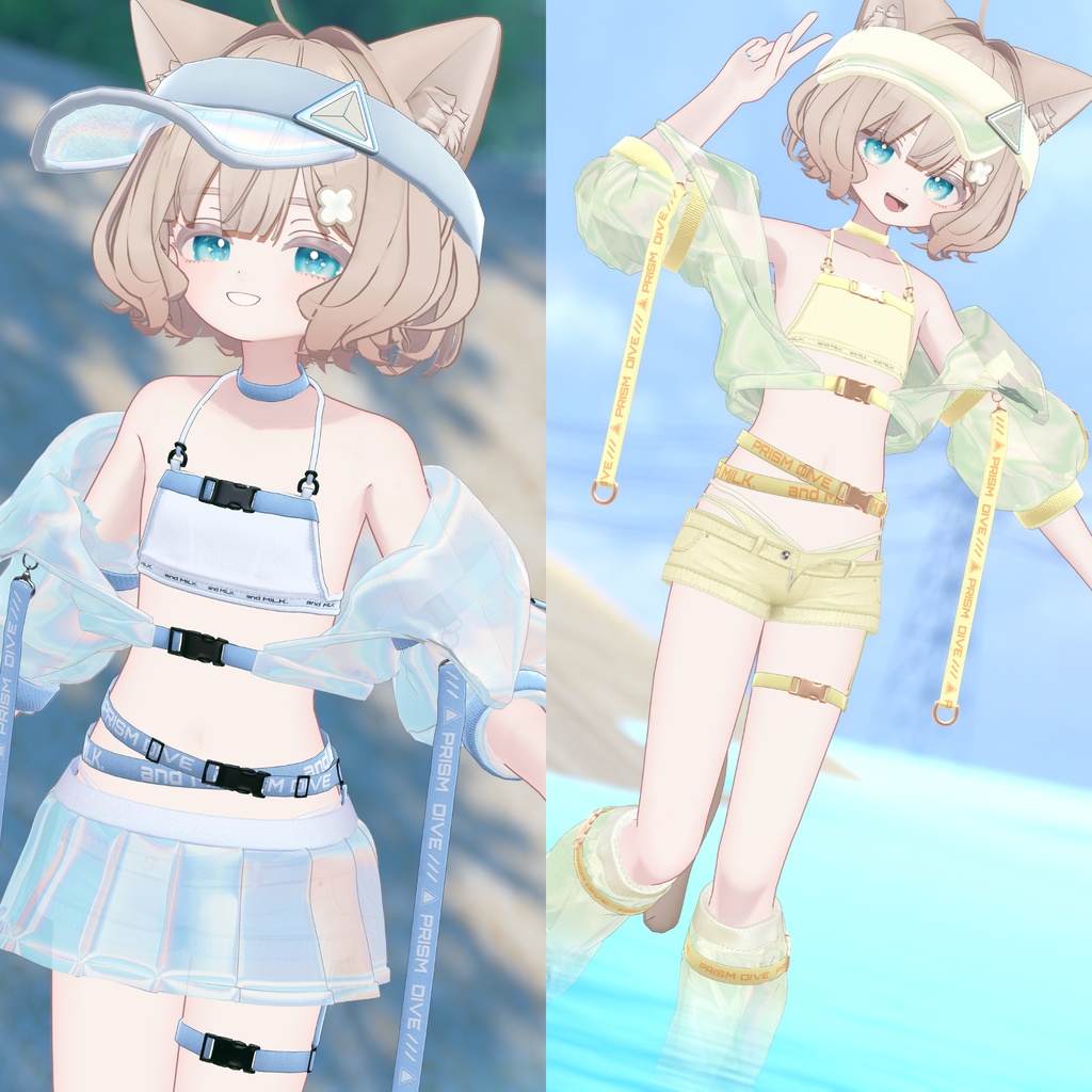 【15アバター対応】𝐏𝐑𝐈𝐒𝐌 𝐃𝐈𝐕𝐄【#andMILKvrc】