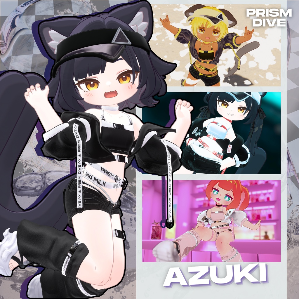 【15アバター対応】𝐏𝐑𝐈𝐒𝐌 𝐃𝐈𝐕𝐄【#andMILKvrc】