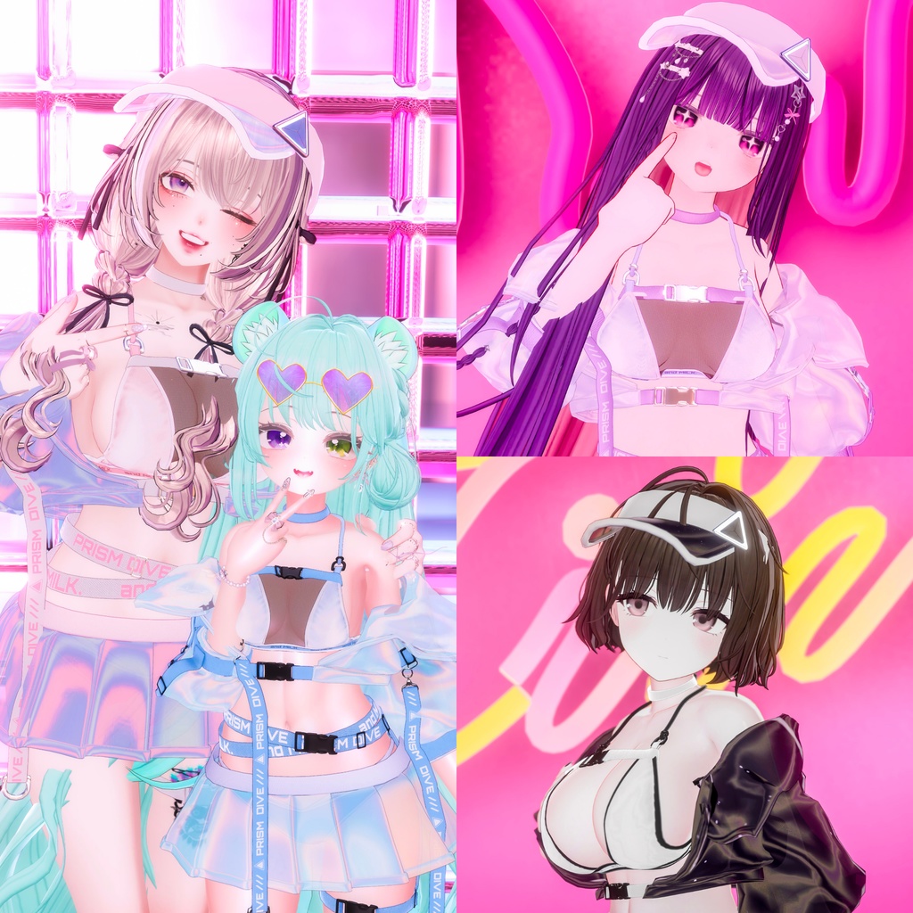 【15アバター対応】𝐏𝐑𝐈𝐒𝐌 𝐃𝐈𝐕𝐄【#andMILKvrc】