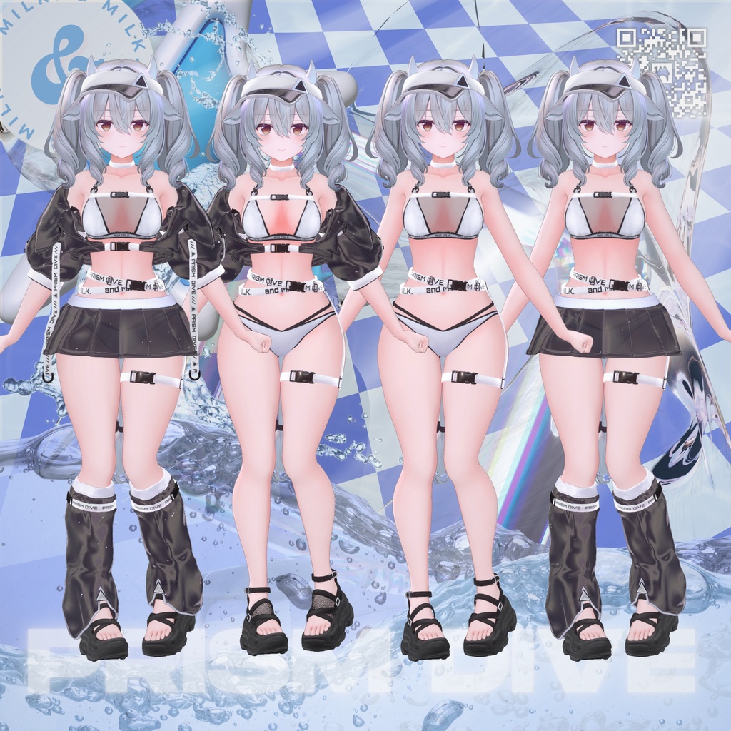 【15アバター対応】𝐏𝐑𝐈𝐒𝐌 𝐃𝐈𝐕𝐄【#andMILKvrc】