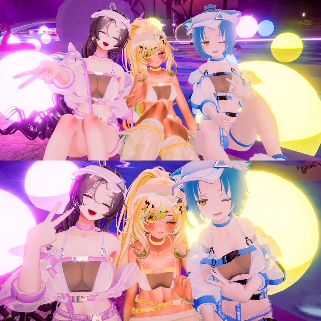 【15アバター対応】𝐏𝐑𝐈𝐒𝐌 𝐃𝐈𝐕𝐄【#andMILKvrc】