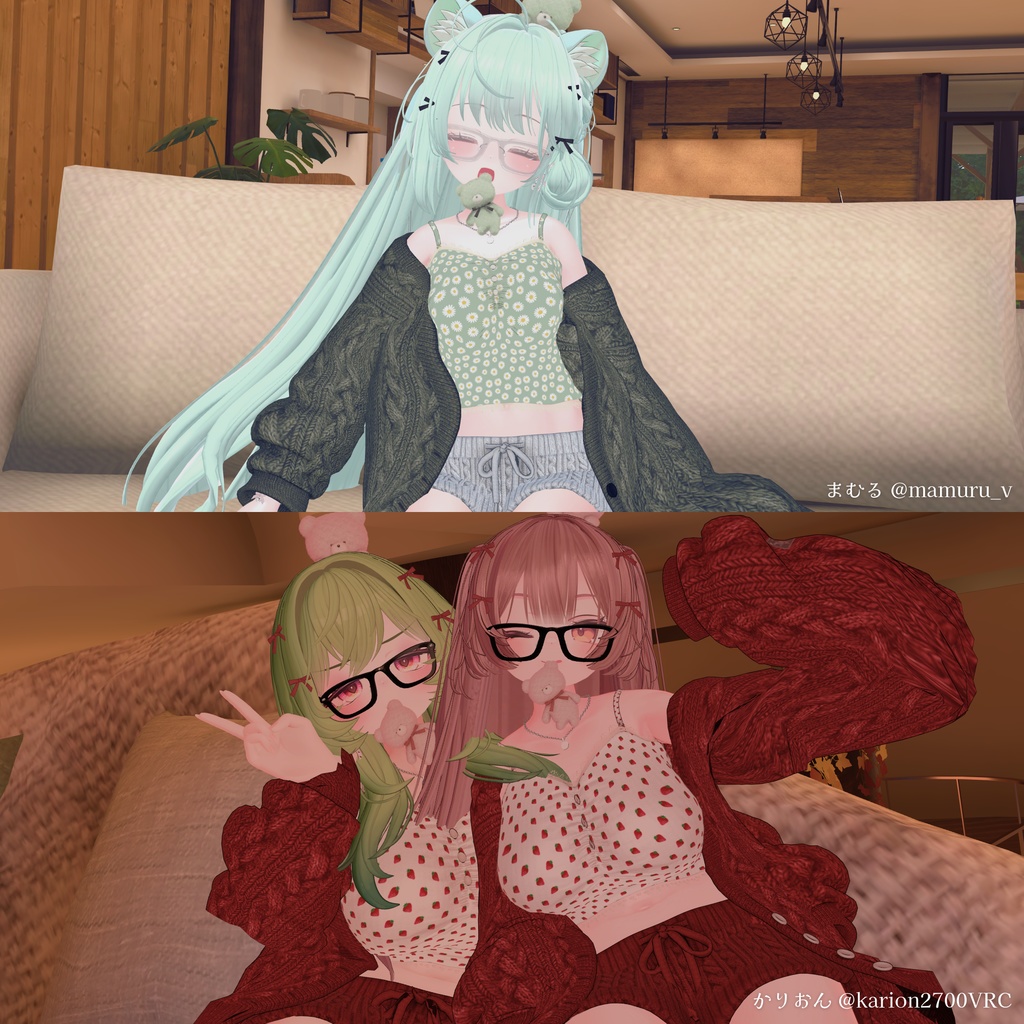 【複数アバター対応】𝙼𝚒𝚕𝚔𝚝𝚘𝚞𝚌𝚑𝙱𝚎𝚊𝚛【#andMILKvrc】