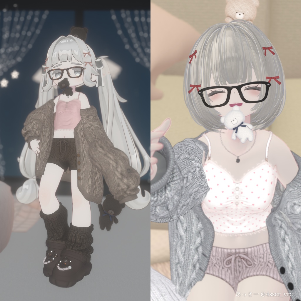 【複数アバター対応】𝙼𝚒𝚕𝚔𝚝𝚘𝚞𝚌𝚑𝙱𝚎𝚊𝚛【#andMILKvrc】