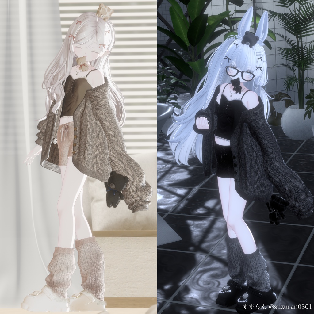 【複数アバター対応】𝙼𝚒𝚕𝚔𝚝𝚘𝚞𝚌𝚑𝙱𝚎𝚊𝚛【#andMILKvrc】