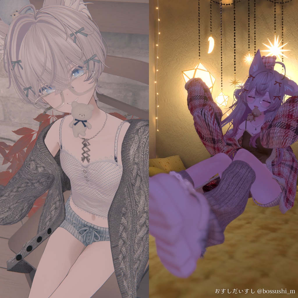 【複数アバター対応】𝙼𝚒𝚕𝚔𝚝𝚘𝚞𝚌𝚑𝙱𝚎𝚊𝚛【#andMILKvrc】